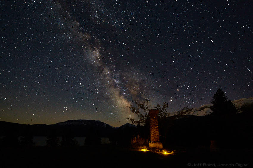 old chief josephs grave night