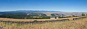 harl butte lookout west panorama tn
